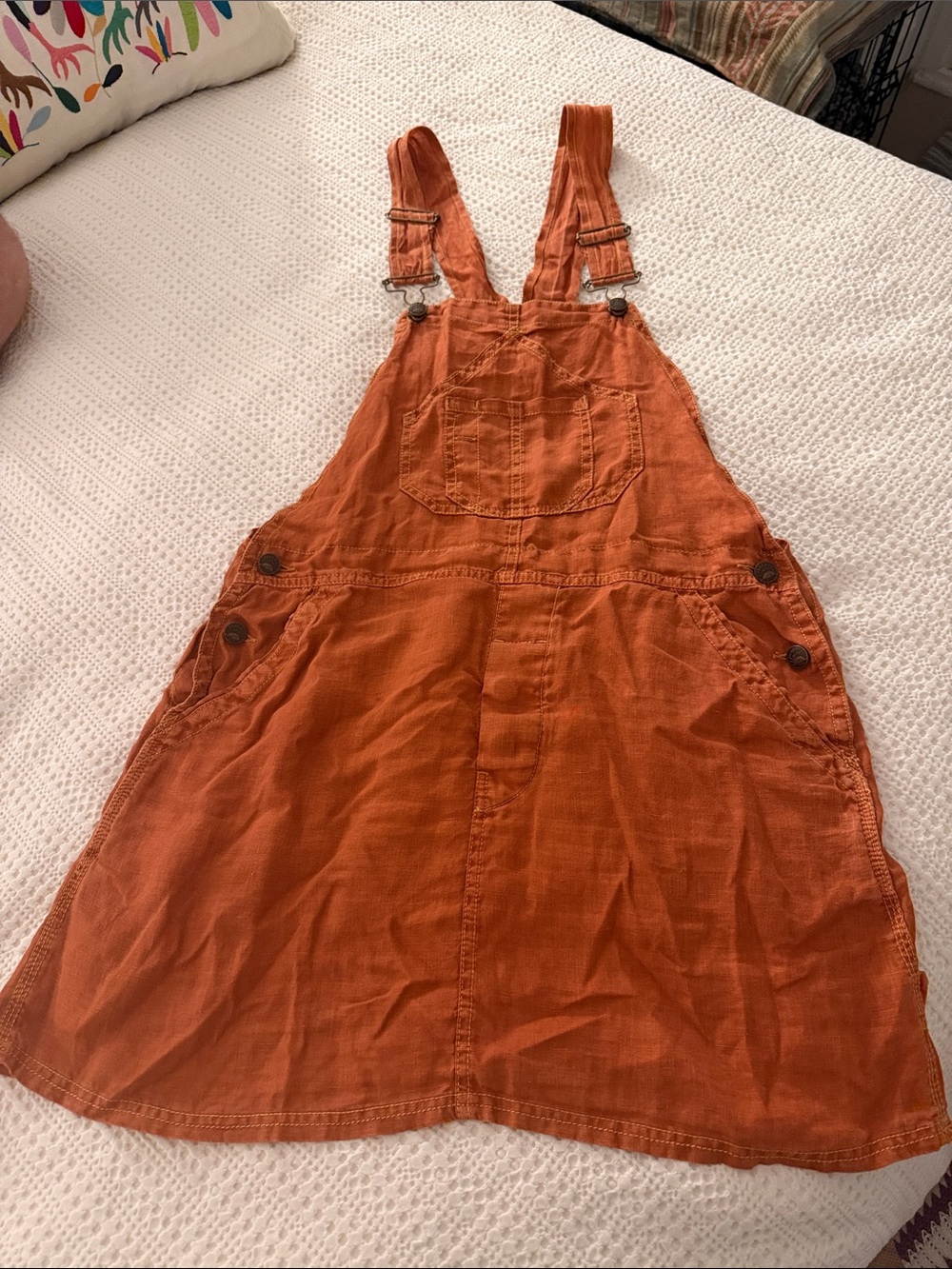 Faherty Linen Overall Dress